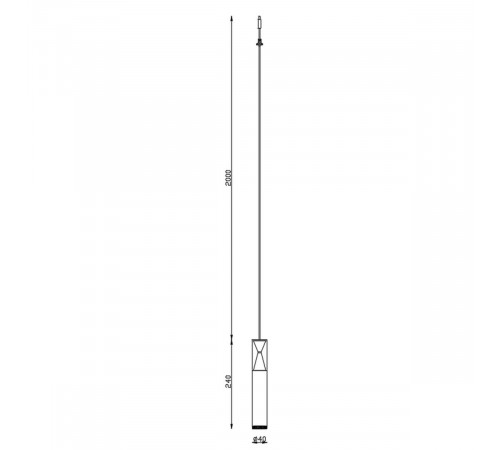 Подвесной модульный светильник без основания Mantra Spark 9326