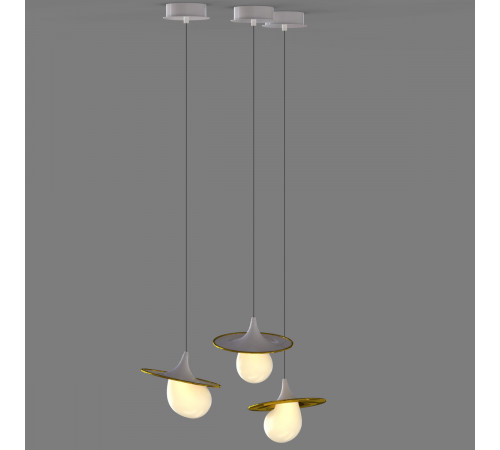 Подвесной светильник Delight Collection 10238P/1 gold/white Подвесной светильник Delight Collection 10238P/1 gold/white