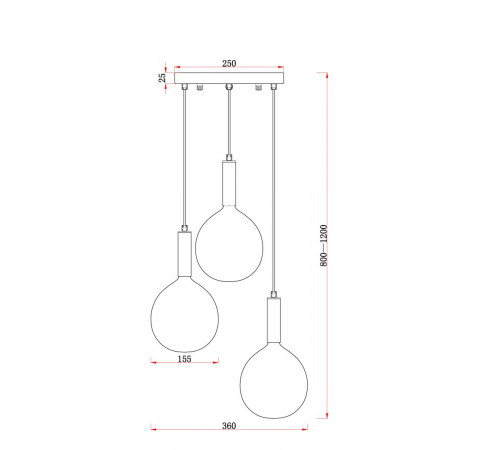 Подвесной светильник Freya Sway FR5269PL-03CH