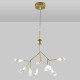 Подвесной светильник Natali Kovaltseva GRACE 75554/9С GOLD SATIN