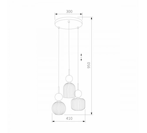 Подвесной светильник TK Lighting 11148 Sophia Green Cognac a071834