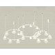 Комплект подвесного светильника Ambrella Light Techno Ring XR92082010 (A9208x3, C9241, C9236, C9231, N8112, N8140)