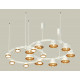 Комплект подвесного светильника Ambrella Light Techno Ring XR92081110 (A9208x2, C9241, C9236, N8144, N8124)