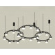 Комплект подвесного светильника Ambrella Light Techno Ring XR92092220 (A9209x3, C9242, C9238, C9232, N8445)