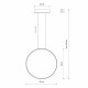 Подвесной светильник Nowodvorski Circolo Led M Silk Oliv E 11401