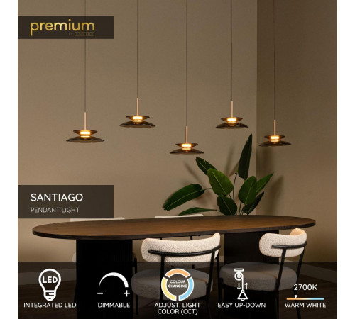 Подвесной светильник Lucide Santiago 23401/60/62