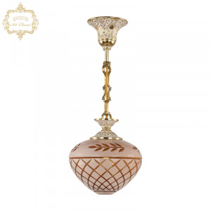 Подвесной светильник Art Classic 34.003P.18.GW.Amber-White.H-1B