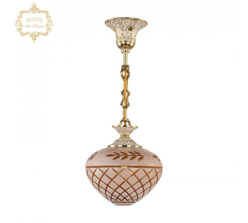Подвесной светильник Art Classic 34.003P.18.GW.Amber-White.H-1B
