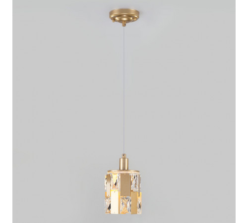 Подвесной светильник Eurosvet Scoppio 50101/1 перламутровое золото