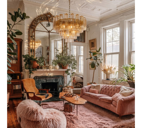 Подвесной светильник Loft IT Murano 10580/800 Champagne