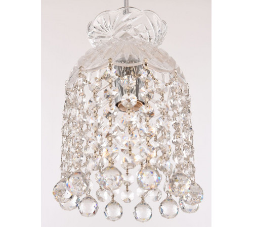 Подвесной светильник Bohemia Ivele Crystal 14781P/13 Ni Balls Подвесной светильник Bohemia Ivele Crystal 14781P/13 Ni Balls