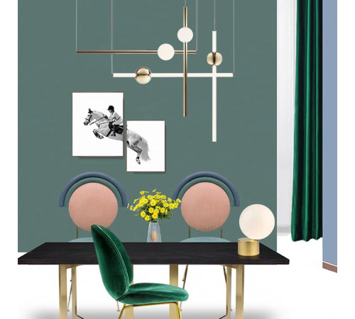 Подвесной светильник ImperiumLoft Lee Broom Orion Globe Light 85411-22 Подвесной светильник ImperiumLoft Lee Broom Orion Globe Light 85411-22