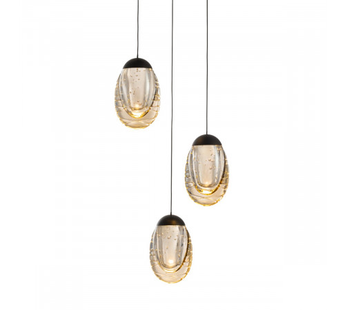 Подвесной светильник Delight Collection MD25090022-3A matt black/champagne Подвесной светильник Delight Collection MD25090022-3A matt black/champagne
