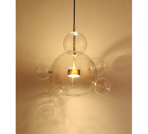 Подвесной светильник Delight Collection Bubbles KG0943P-1 gold Подвесной светильник Delight Collection Bubbles KG0943P-1 gold