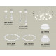 Комплект подвесного светильника Ambrella Light Techno Ring XR92211101 (A9221, A9226, C9241, C9236, N8140, N8112)