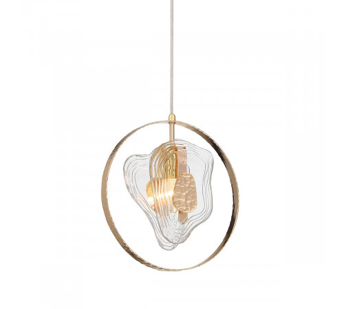 Подвесной светильник DeLight Collection Cowley P60669-1 gold/clear Подвесной светильник DeLight Collection Cowley P60669-1 gold/clear
