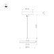 Подвесной светильник Arlight SP-KOTARO-R350-12W Warm2700 (BG-BG, 36 deg, 230V, TRIAC) 057229