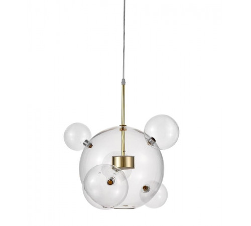 Подвесной светодиодный светильник Lumina Deco Neroni LDP 6016-5+1 GD Подвесной светодиодный светильник Lumina Deco Neroni LDP 6016-5+1 GD