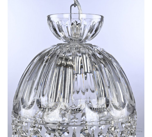 Подвесной светильник Bohemia Ivele Crystal 5478/22 Ni Clear/M-1H Drops Подвесной светильник Bohemia Ivele Crystal 5478/22 Ni Clear/M-1H Drops