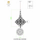 Подвесной светильник Ilamp Louvre 999 CHROME