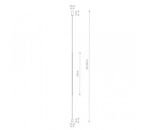 Подвесной светильник Nowodvorski Vertic Led Black 10857