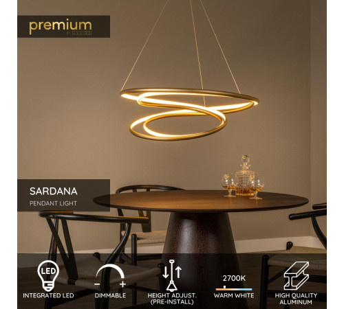 Подвесной светильник Lucide Sardana 52400/74/02