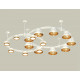 Комплект подвесного светильника Ambrella Light Techno Ring XR92211110 (A9221, A9226, C9241, C9236, N8144, N8124)
