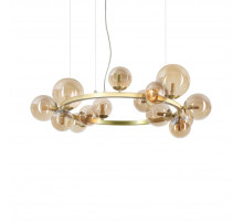 Подвесной светильник Ideal Lux Perlage SP14 Ambra 322797