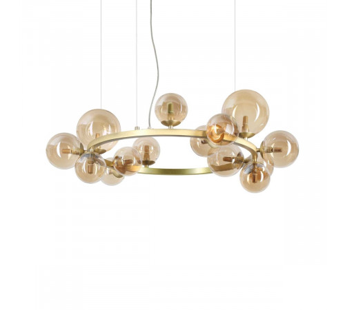 Подвесной светильник Ideal Lux Perlage SP14 Ambra 322797
