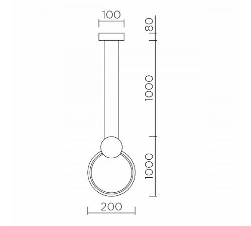 Подвесной светильник LED4U 8575 BK Подвесной светильник LED4U 8575 BK