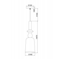 Подвесной светильник Freya Lova FR5148PL-01CG