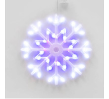 Подвесной светодиодный светильник «Снежинка » (UL-00001403) Uniel ULD-H4040-048/DTA MULTI IP20 SNOWFLAKE