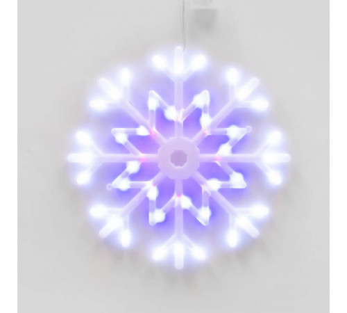 Подвесной светодиодный светильник «Снежинка » (UL-00001403) Uniel ULD-H4040-048/DTA MULTI IP20 SNOWFLAKE