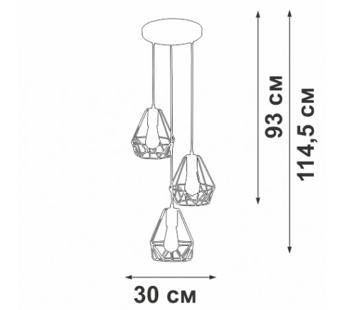 Подвесной светильник Vitaluce V47050-1/3S