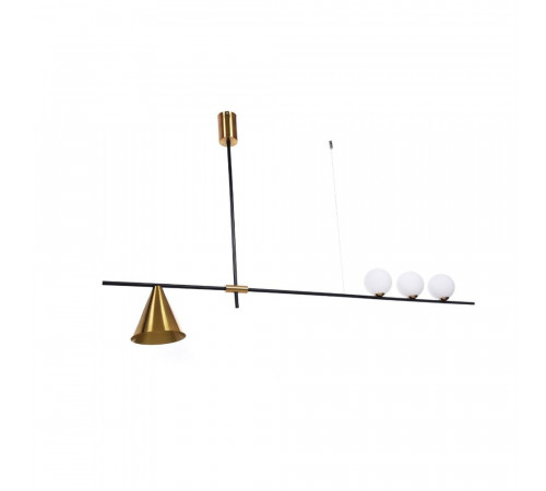 Подвесной светильник Lumina Deco Renzo LDP 6043-4 BK+MD