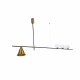 Подвесной светильник Lumina Deco Renzo LDP 6043-4 BK+MD