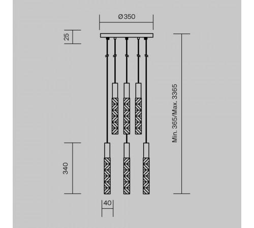 Подвесной светильник Maytoni Selemo MOD328PL-L18CH3K Подвесной светильник Maytoni Selemo MOD328PL-L18CH3K