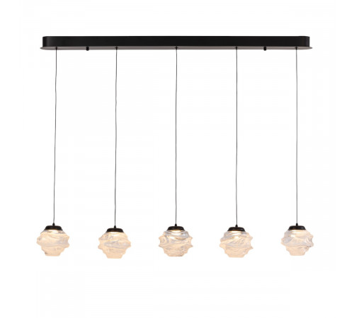 Подвесной светильник Delight Collection MD25030003-5B matt black/clear Подвесной светильник Delight Collection MD25030003-5B matt black/clear