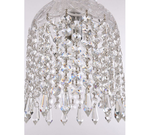 Подвесной светильник Bohemia Ivele Crystal 14781P/16 Ni Drops Подвесной светильник Bohemia Ivele Crystal 14781P/16 Ni Drops