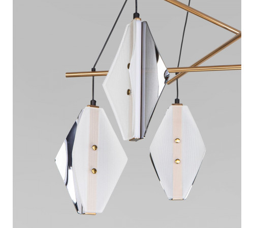 Подвесной светильник Eurosvet Glare 301054 LED латунь a071576