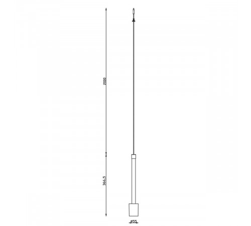 Подвесной модульный светильник без основания Mantra Fugaz 9329
