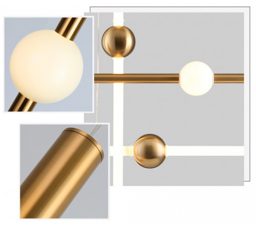 Подвесной светильник DeLight Collection Orion 10053P/B2 gold