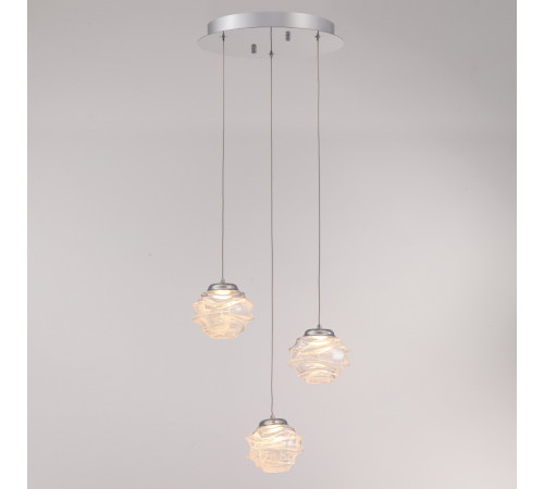 Подвесной светильник Delight Collection MD25030003-3A chrome/clear Подвесной светильник Delight Collection MD25030003-3A chrome/clear