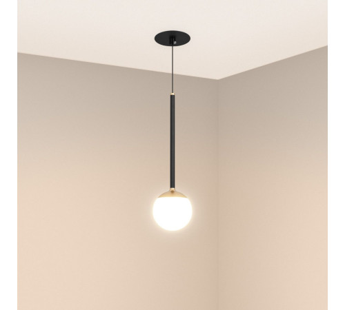 Подвесной светильник Arlight SP-BEADS-HANG-BUILT-T-R100-8W Warm3000 (BK-GD, 180 deg, 230V) 056420 Подвесной светильник Arlight SP-BEADS-HANG-BUILT-T-R100-8W Warm3000 (BK-GD, 180 deg, 230V) 056420
