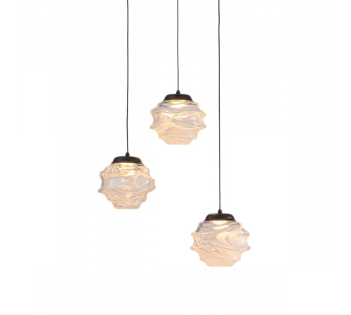 Подвесной светильник Delight Collection MD25030003-3A matt black/clear Подвесной светильник Delight Collection MD25030003-3A matt black/clear