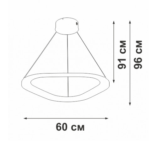 Подвесной светильник Vitaluce V2692-1/1S Подвесной светильник Vitaluce V2692-1/1S