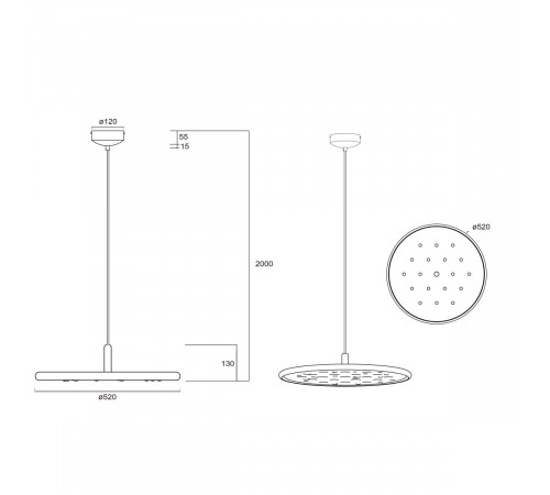 Подвесной светильник Mantra Acustic 9441