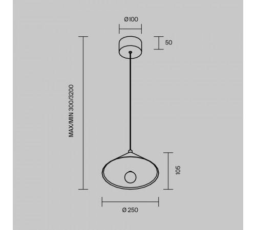 Подвесной светильник Maytoni Bell MOD534PL-L16B3K