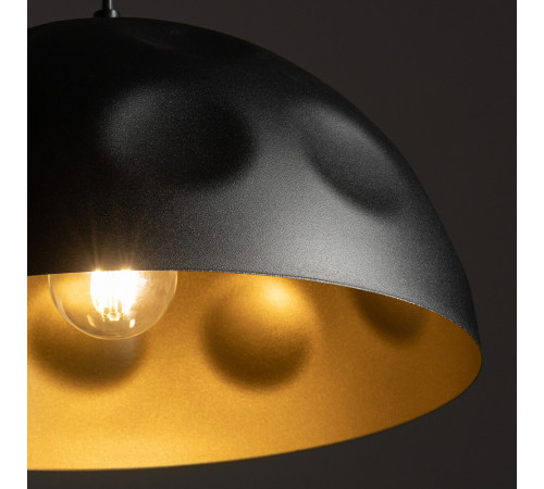 Подвесной светильник Nowodvorski Hemisphere Hit S Black/Satine Gold 10702 Подвесной светильник Nowodvorski Hemisphere Hit S Black/Satine Gold 10702