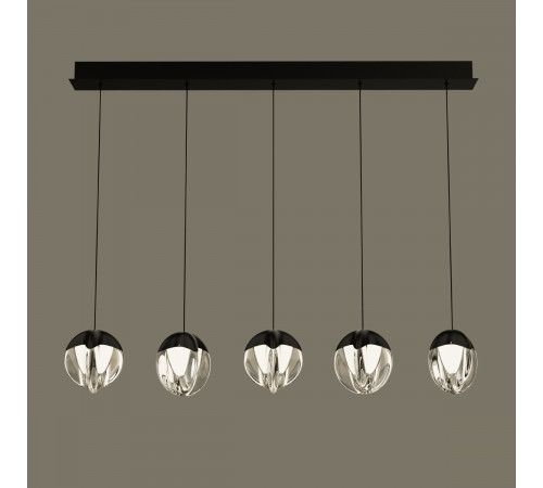 Подвесной светильник Delight Collection MD24001033-5B black/clear Подвесной светильник Delight Collection MD24001033-5B black/clear